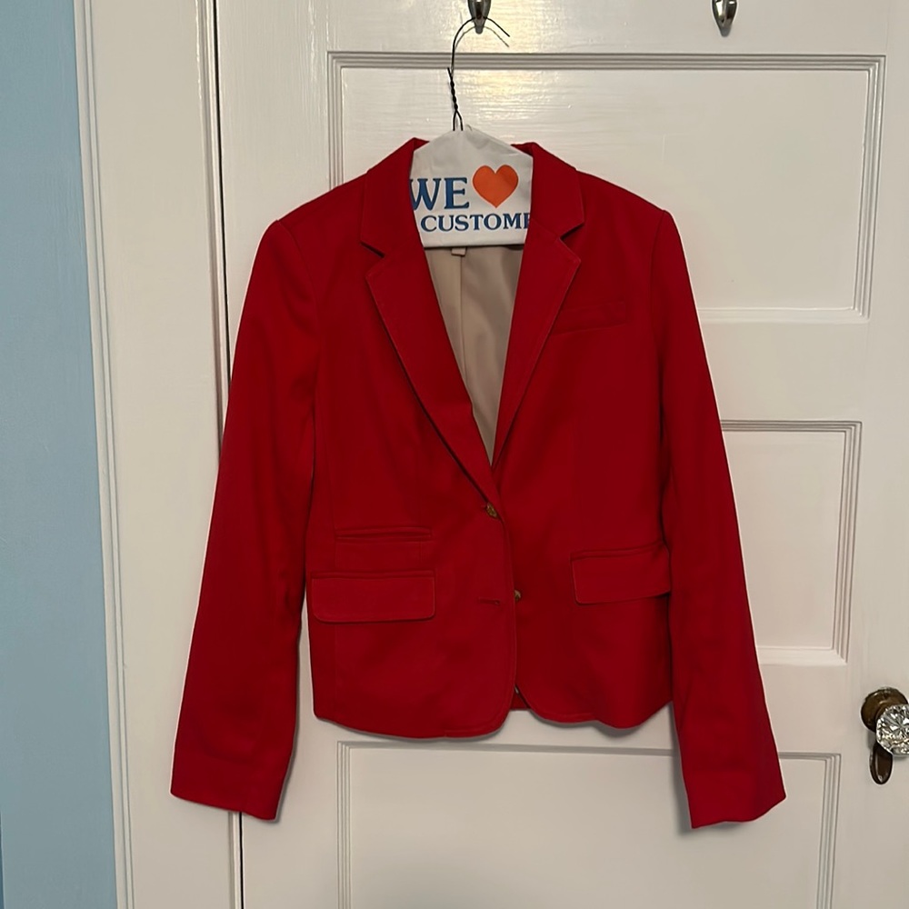 Red blazer from banana republic size 2